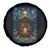 Jesus Christmas Spare Tire Cover Starry Night Nativity Scene Xmas - Wonder Print Shop