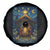 Jesus Christmas Spare Tire Cover Starry Night Nativity Scene Xmas - Wonder Print Shop