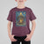 Jesus Christmas T Shirt For Kid Starry Night Nativity Scene Xmas - Wonder Print Shop