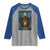 Jesus Christmas Raglan Shirt Starry Night Nativity Scene Xmas - Wonder Print Shop