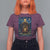 Jesus Christmas T Shirt For Women Starry Night Nativity Scene Xmas - Wonder Print Shop