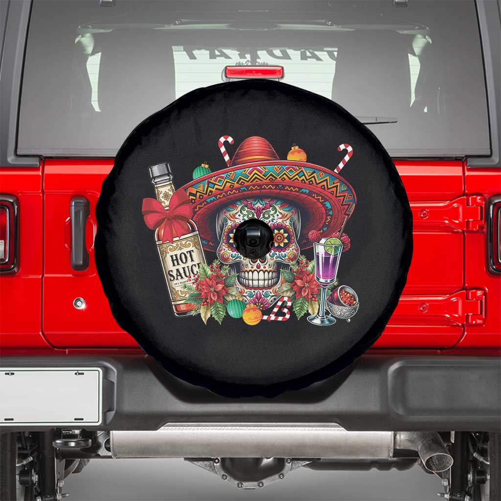 Cinco De Mayo Christmas Spare Tire Cover Mexican Sugar Skull Sombrero Tequila Party - Wonder Print Shop