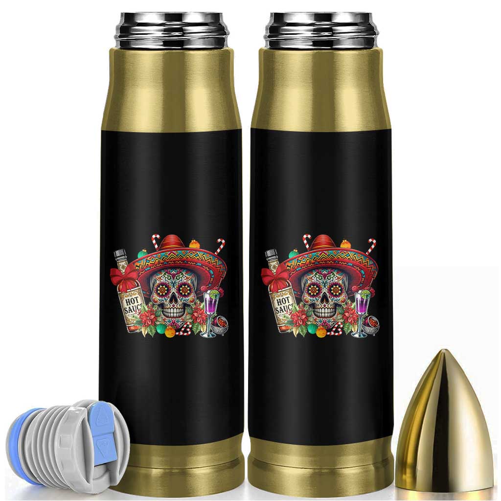 Cinco De Mayo Christmas Bullet Tumbler Mexican Sugar Skull Sombrero Tequila Party - Wonder Print Shop