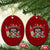Cinco De Mayo Xmas Ceramic Ornament Mexican Sugar Skull Sombrero Tequila Party - Wonder Print Shop