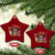 Cinco De Mayo Xmas Ceramic Ornament Mexican Sugar Skull Sombrero Tequila Party - Wonder Print Shop