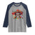 Cinco De Mayo Christmas Raglan Shirt Mexican Sugar Skull Sombrero Tequila Party - Wonder Print Shop