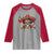 Cinco De Mayo Christmas Raglan Shirt Mexican Sugar Skull Sombrero Tequila Party - Wonder Print Shop