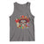 Cinco De Mayo Christmas Tank Top Mexican Sugar Skull Sombrero Tequila Party - Wonder Print Shop
