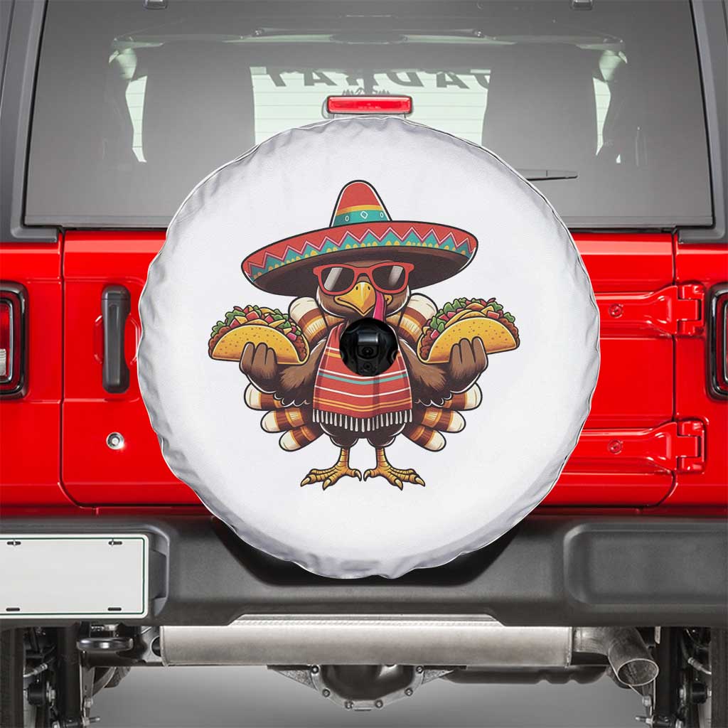 Funny Thanksgiving Turkey Spare Tire Cover Taco Mexican Christmas - Wonder Print Shop