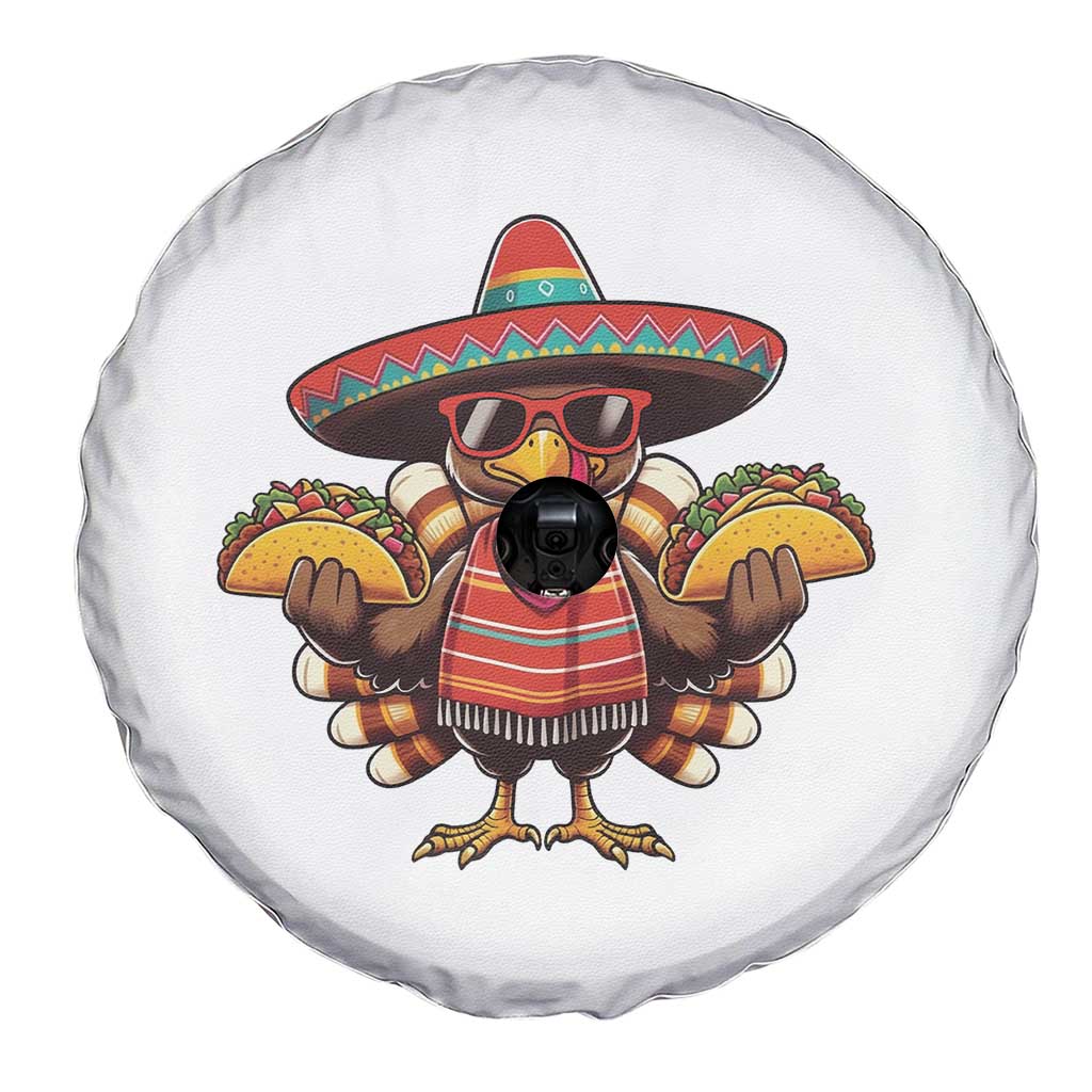 Funny Thanksgiving Turkey Spare Tire Cover Taco Mexican Christmas - Wonder Print Shop