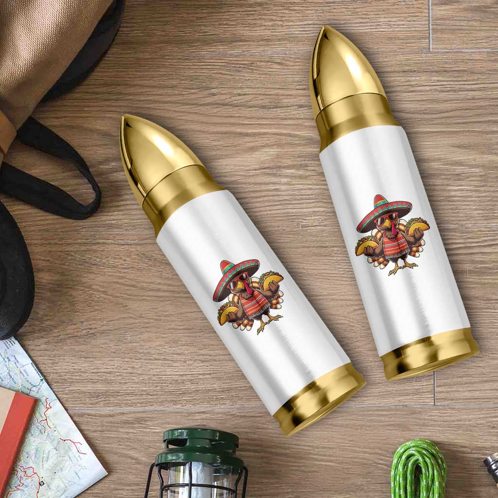 Funny Thanksgiving Turkey Bullet Tumbler Taco Mexican Christmas - Wonder Print Shop