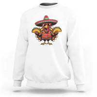 Funny Thanksgiving Turkey Sweatshirt Taco Mexican Christmas - Wonder Print Shop