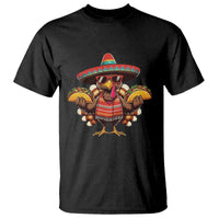 Funny Thanksgiving Turkey T Shirt Taco Mexican Christmas - Wonder Print Shop