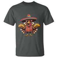 Funny Thanksgiving Turkey T Shirt Taco Mexican Christmas - Wonder Print Shop