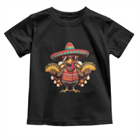 Funny Thanksgiving Turkey Toddler T Shirt Taco Mexican Christmas - Wonder Print Shop