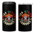 Viva Mexico Cabrones 4 in 1 Can Cooler Tumbler Mexican Skull Christmas - Wonder Print Shop
