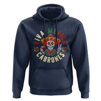 Viva Mexico Cabrones Hoodie Mexican Skull Christmas - Wonder Print Shop