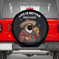 Funny Santa Taco Mexican Spare Tire Cover Life Is Better With Tacos - Wonder Print Shop