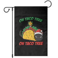 Funny Taco Cat Tree Christmas Garden Flag - Wonder Print Shop