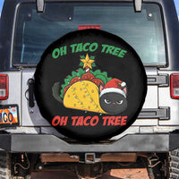 Funny Taco Cat Tree Christmas Spare Tire Cover - Wonder Print Shop
