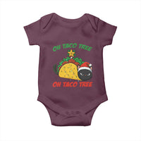 Funny Taco Cat Tree Christmas Baby Onesie - Wonder Print Shop