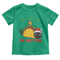 Funny Taco Cat Tree Christmas Toddler T Shirt - Wonder Print Shop