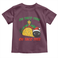 Funny Taco Cat Tree Christmas Toddler T Shirt - Wonder Print Shop
