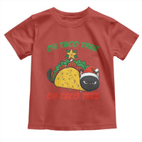 Funny Taco Cat Tree Christmas Toddler T Shirt - Wonder Print Shop