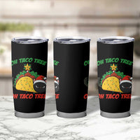 Funny Taco Cat Tree Christmas Tumbler Cup - Wonder Print Shop