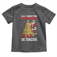 Funny Santa Taco Toddler T Shirt All I Want For Christmas Is Taco - Wonder Print Shop