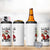 Funny Santa Taco Christmas 4 in 1 Can Cooler Tumbler All I Want For Christmas Is Taco - Wonder Print Shop