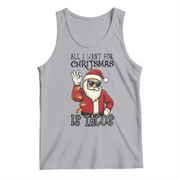 Funny Santa Taco Christmas Tank Top All I Want For Christmas Is Taco - Wonder Print Shop
