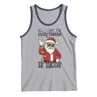 Funny Santa Taco Christmas Tank Top All I Want For Christmas Is Taco - Wonder Print Shop
