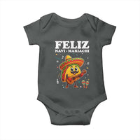 Funny Taco Mexican Christmas Baby Onesie Feliz Navi Mariachi - Wonder Print Shop