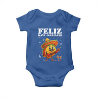 Funny Taco Mexican Christmas Baby Onesie Feliz Navi Mariachi - Wonder Print Shop