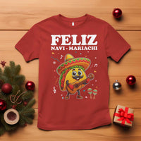 Funny Taco Mexican Christmas T Shirt Feliz Navi Mariachi - Wonder Print Shop