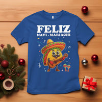 Funny Taco Mexican Christmas T Shirt Feliz Navi Mariachi - Wonder Print Shop