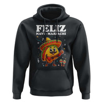 Funny Taco Mexican Christmas Hoodie Feliz Navi Mariachi - Wonder Print Shop