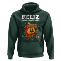 Funny Taco Mexican Christmas Hoodie Feliz Navi Mariachi - Wonder Print Shop