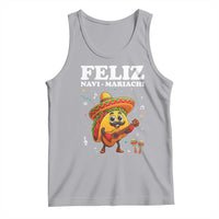Funny Taco Mexican Christmas Tank Top Feliz Navi Mariachi - Wonder Print Shop