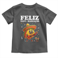 Funny Taco Mexican Christmas Toddler T Shirt Feliz Navi Mariachi - Wonder Print Shop