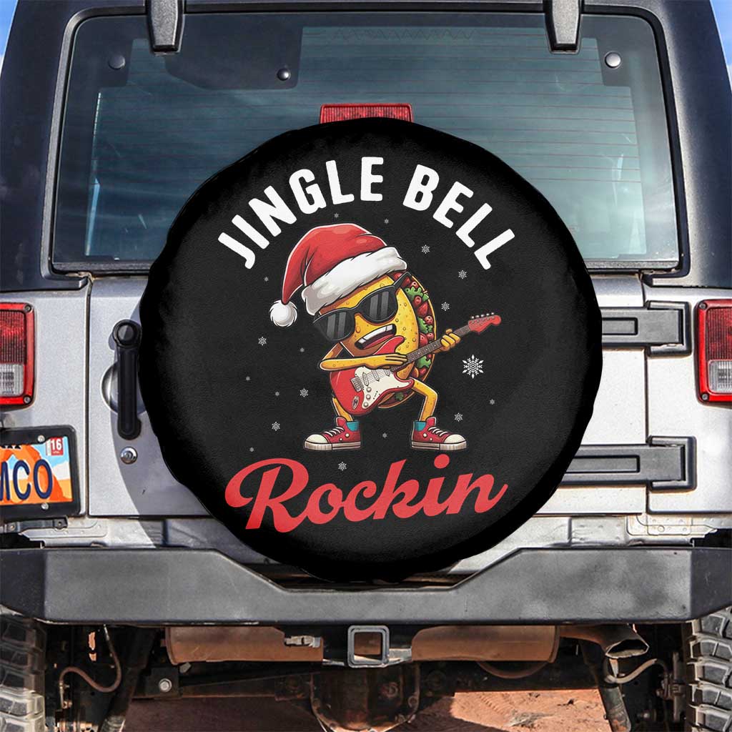 Funny Taco Christmas Spare Tire Cover Jingle Bell Rockin - Wonder Print Shop