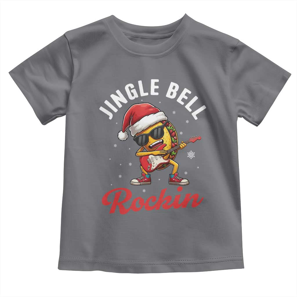 Funny Taco Christmas Toddler T Shirt Jingle Bell Rockin - Wonder Print Shop