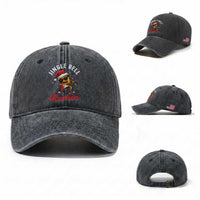 Funny Taco Christmas Washed Cotton Baseball Cap Jingle Bell Rockin