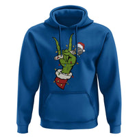 Funny Christmas Rock Hoodie Rock Green Hand Style Xmas - Wonder Print Shop