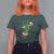 Funny Christmas Rock T Shirt For Women Rock Green Hand Style Xmas - Wonder Print Shop
