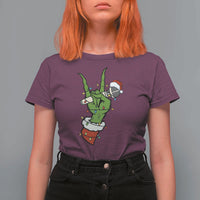 Funny Christmas Rock T Shirt For Women Rock Green Hand Style Xmas - Wonder Print Shop