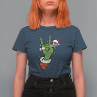 Funny Christmas Rock T Shirt For Women Rock Green Hand Style Xmas - Wonder Print Shop