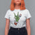 Funny Christmas Rock T Shirt For Women Rock Green Hand Style Xmas - Wonder Print Shop