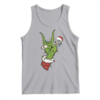 Funny Christmas Rock Tank Top Rock Green Hand Style Xmas - Wonder Print Shop